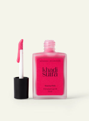 khadi sutra Lip Oil Stormy Pink