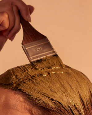 Bild von Image 69b60892, Visualisierung von Khadi-Naturprodukten, die für natürliche Haarpflege stehen