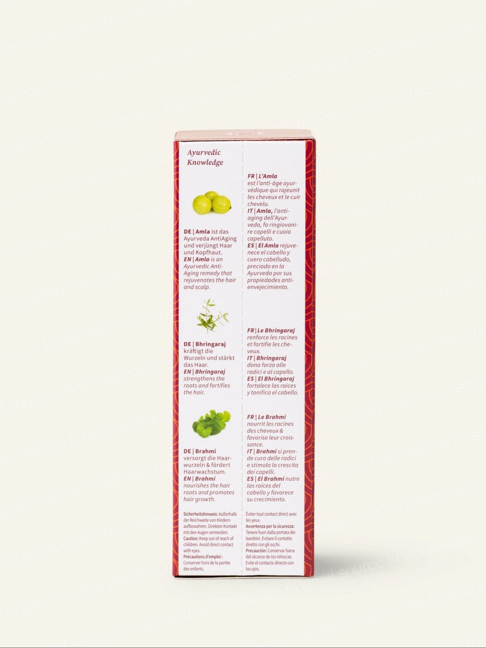 khadi Strong Amla olejek do włosów Widok z boku Zdjęcie produktu