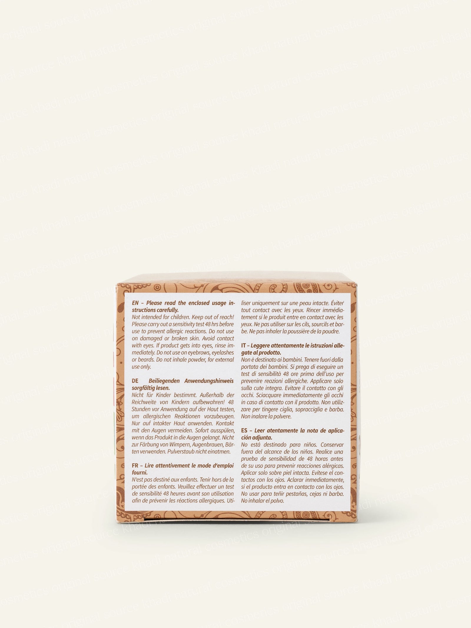 Ziołowa farba do włosów khadi Senna-Cassia Bottom Wizerunek produktu