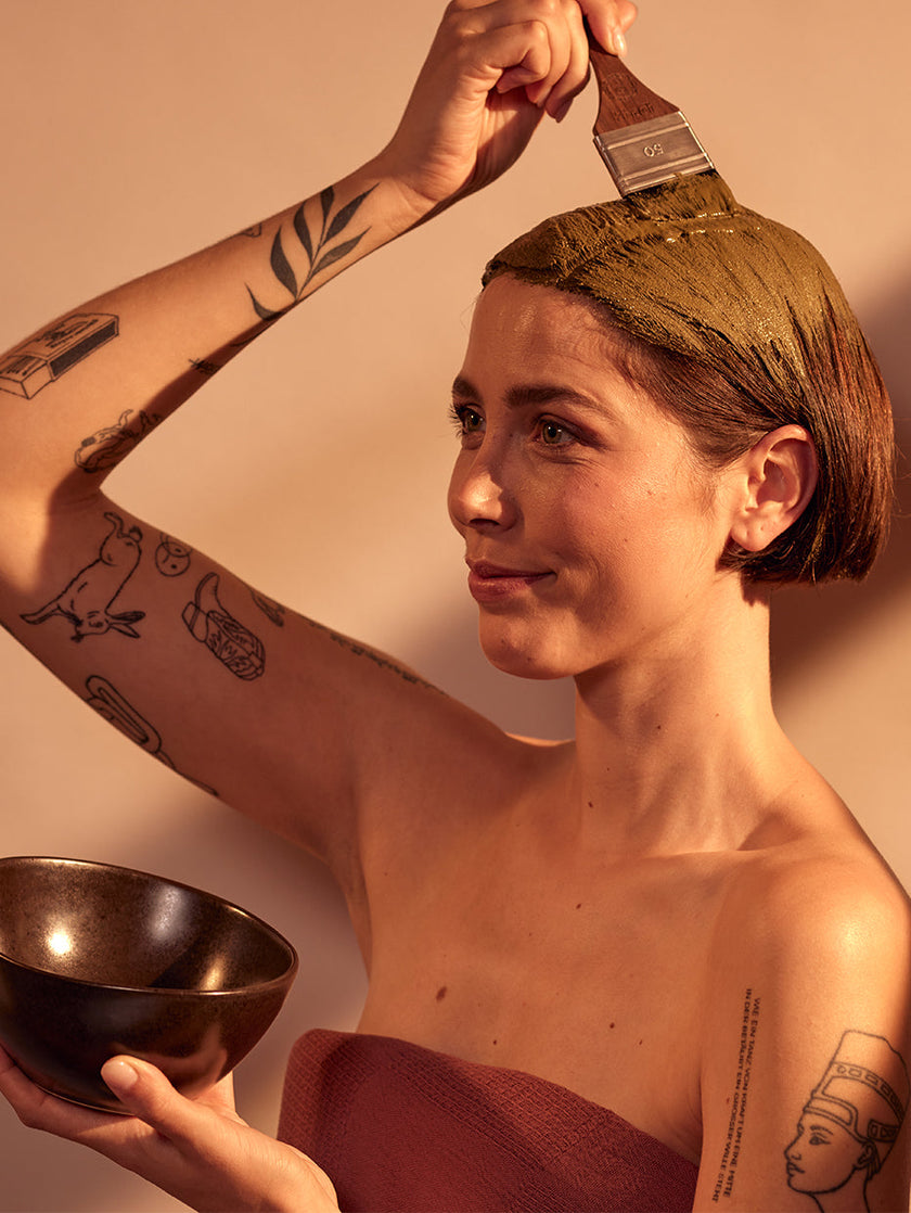 Bild von pink Lotus, Körperöl von Khadi