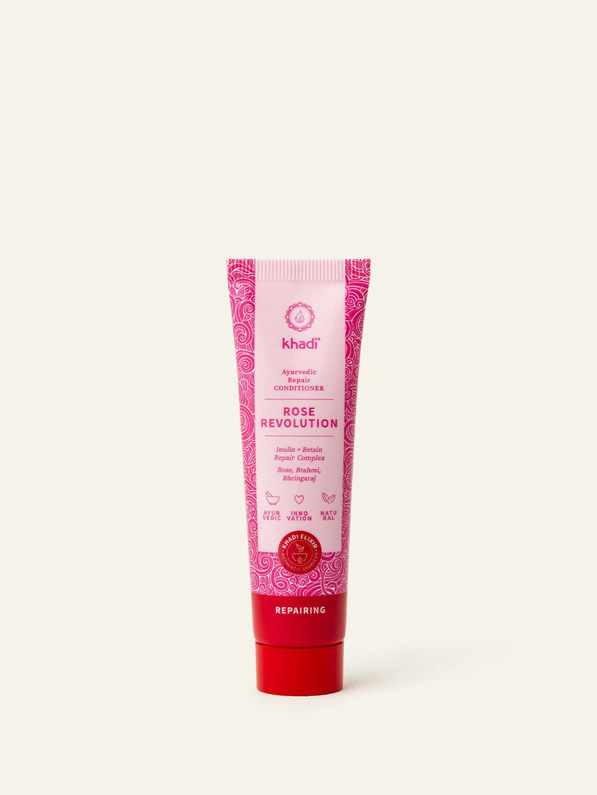 Zdjęcie szamponu rose-repaire, opakowanie khadi Elixir