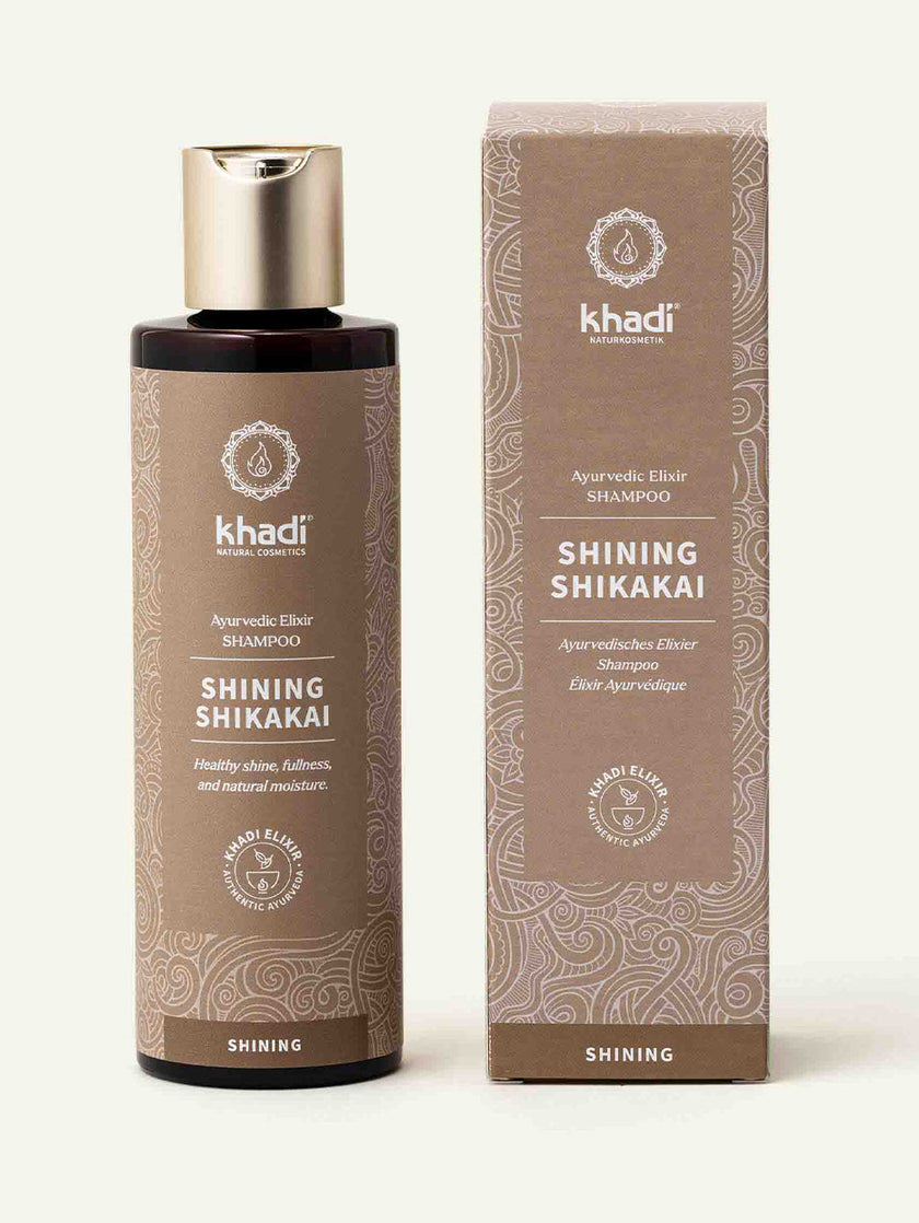 Zdjęcie szamponu Shining Shikakai, dodatkowe opakowanie khadi Elixir